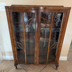 Art Deco 1930s Curio / Display Cabinet 