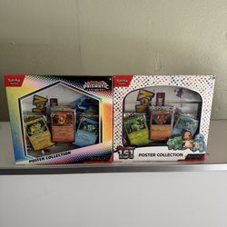 Pokemon 151 and Prismatic Evolutions - Poster Collections - Factory Sealed