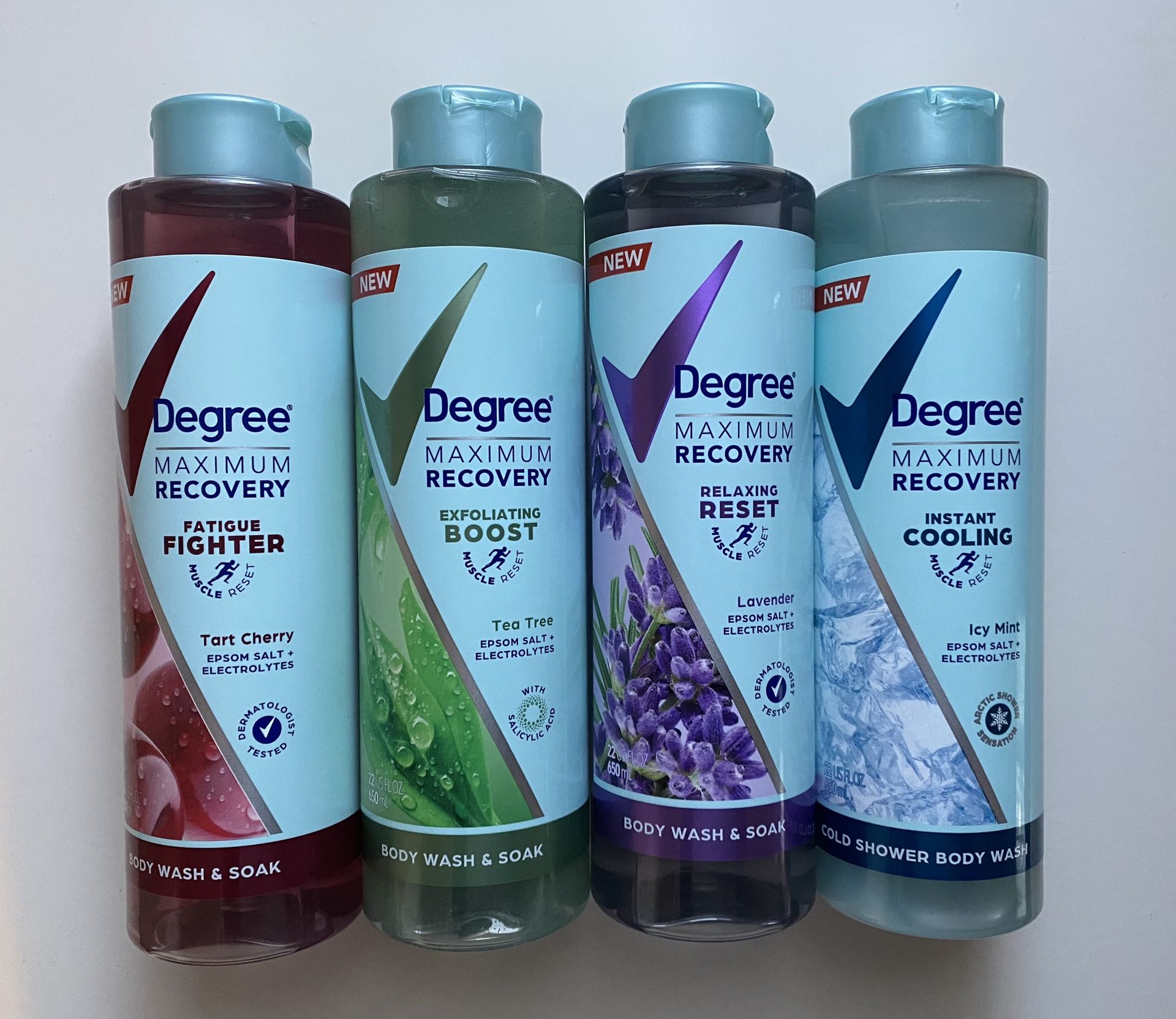 Degree bodywash large 22 oz bottles