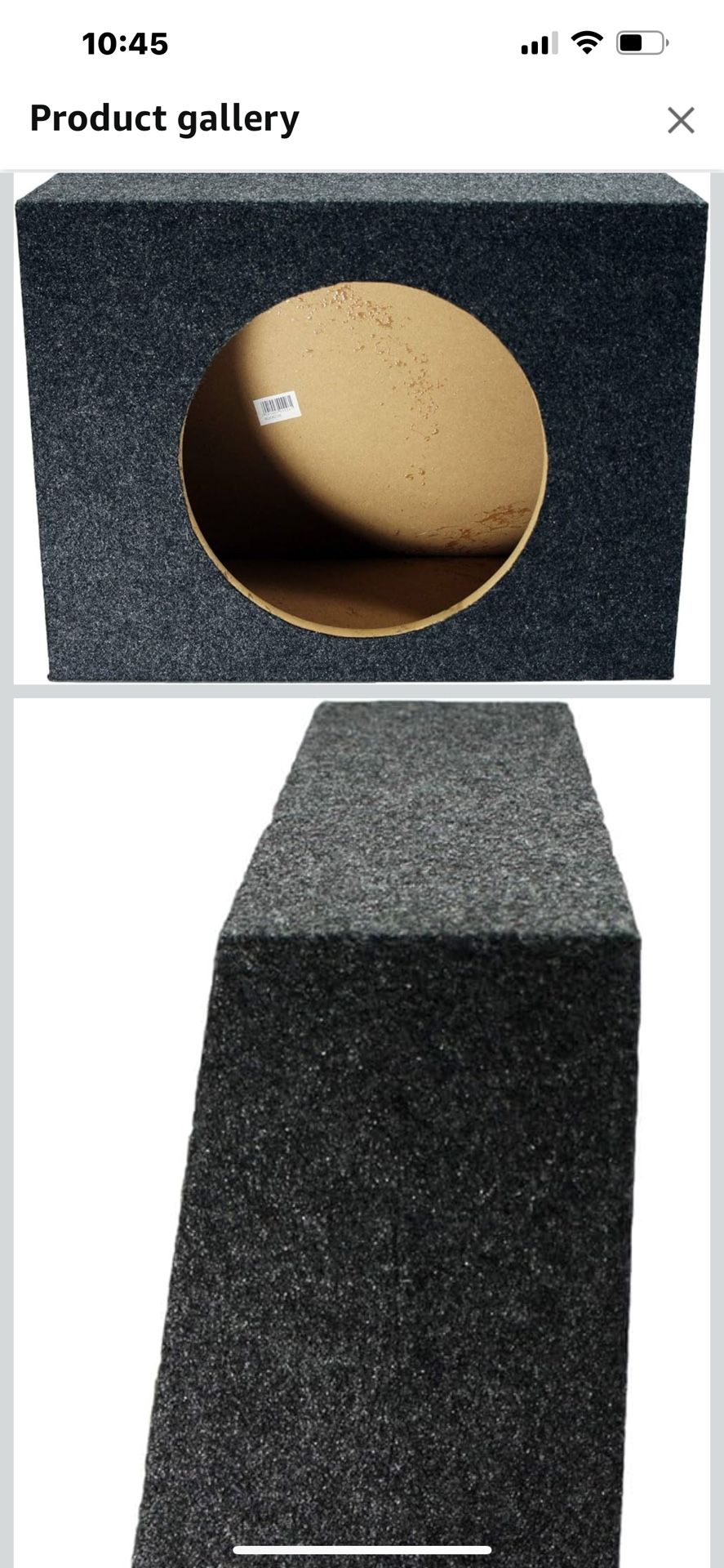 12inch Subwoofer Box… New In Box Neve Been Used