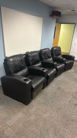 Leather sectional couch