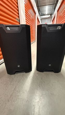 LD Systems ICOA 15” PA Speakers & Stands