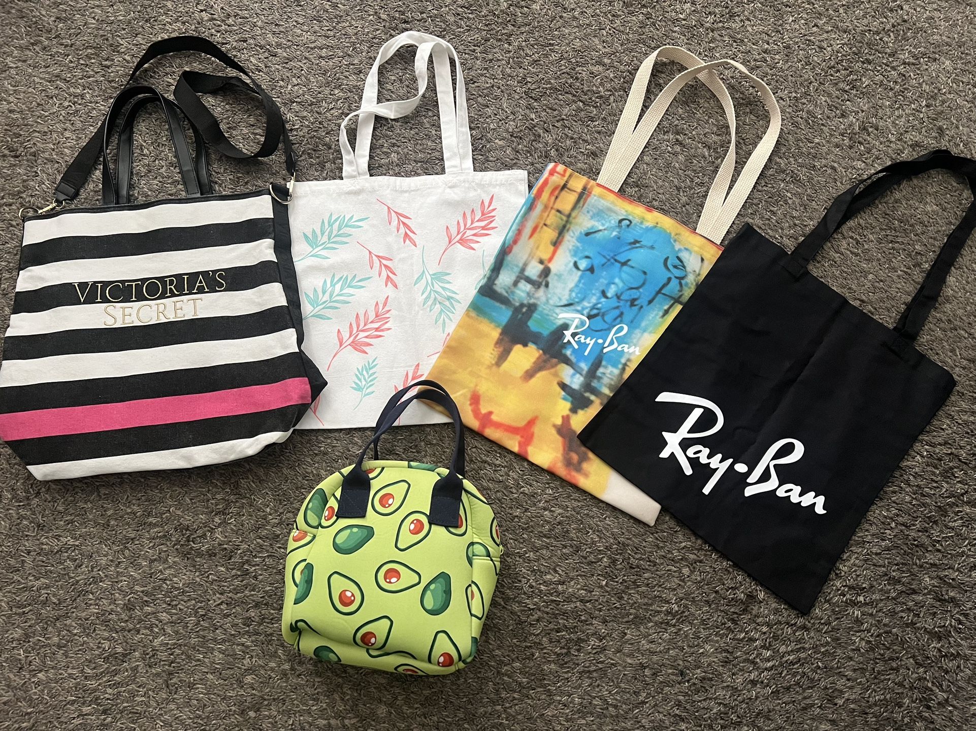 Tote Bags And Lunch Pale
