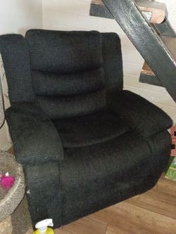 Black recliner