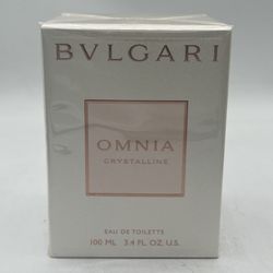 Bvlgari Omnia Crystalline EDT Spray 3.4 oz. 100 Ml New In Sealed Box *Authentic*