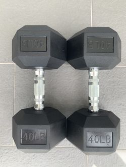 40lbs dumbells weights