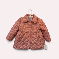 NWT Urban Republic Quilted Barn Coat in Rose, Size 24 M, MSRP $70