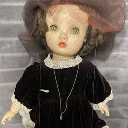 1950's WINNIE WALKER DOLL BY MADAME ALEXANDER 24" With Stand