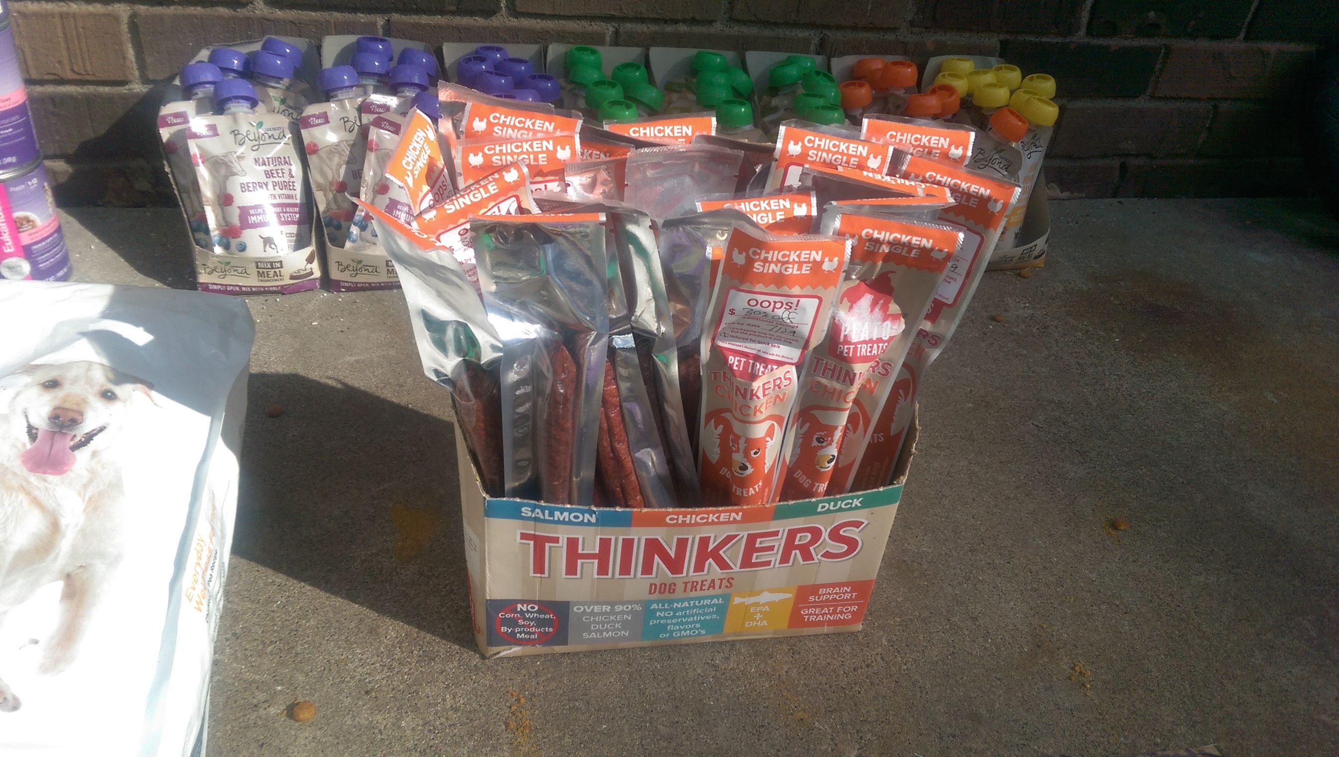 .. 30 unopened dog treats