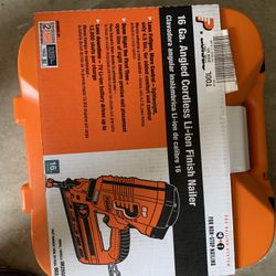 Paslode Angled 16-Gauge 7.5-Volt Cordless Finish Nailer Item #12972Model #902400