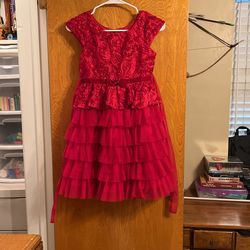 Formal Red Dress for Girls