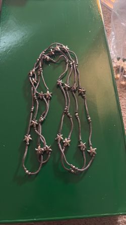 Necklace with silver star