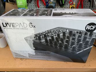 Rcf 6 ch mixer new