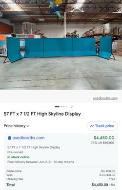 Command the Show Floor: Premium Skyline 20ft Display Booth (MSRP $20k) – Sacrifice for $4,000!