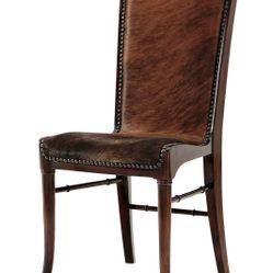 🍽️ Dining Set: Theodore Alexander Sweep Chairs (8) + Handmade Oak Table