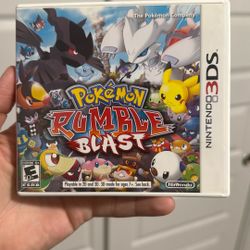 Pokemon Rumble Blast (Case and Cartridge)