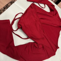 Wrap Top Red