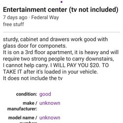 Entertainment  center