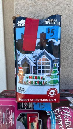 Christmas Inflatable and Train
