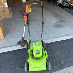 Greenworks 40V 19" Brushless (Push) Cordless Lawn Mower, 4.0Ah Battery and Charger