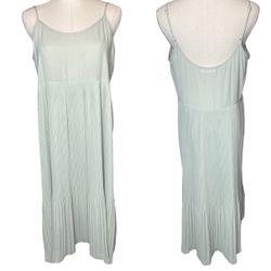 Oak + Fort Women’s Midi Dress Small Mint Green