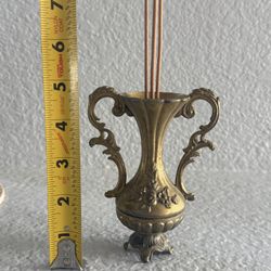 Small Brass Vintage Vase 