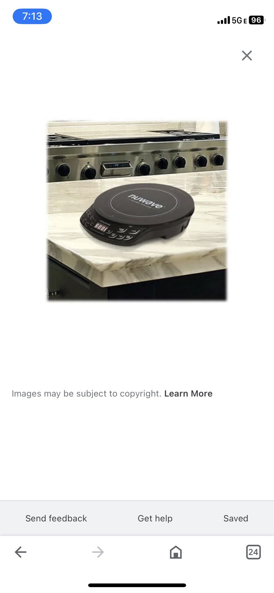 NuWave Induction Cooktop New