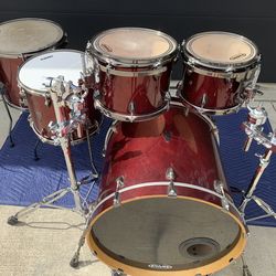 OCDP Avalon Series 💯 Maple 🍁 5pc Drum Set 22-16-14-12-10-14” Pro Quality