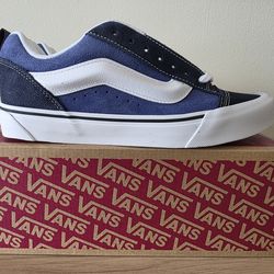 Vans Knu Skool - Navy/True White -Men's 9