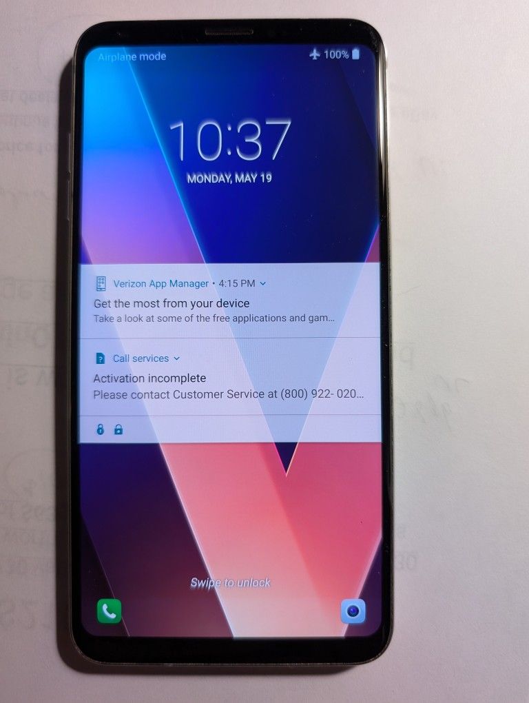 LG V30 Cell Phone.