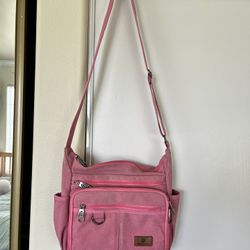 Pink Crossbody/Messenger Bag