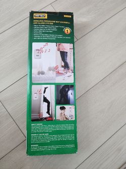 Digiteck Wireless Pressure Mat Doorbell and Alarm Systems