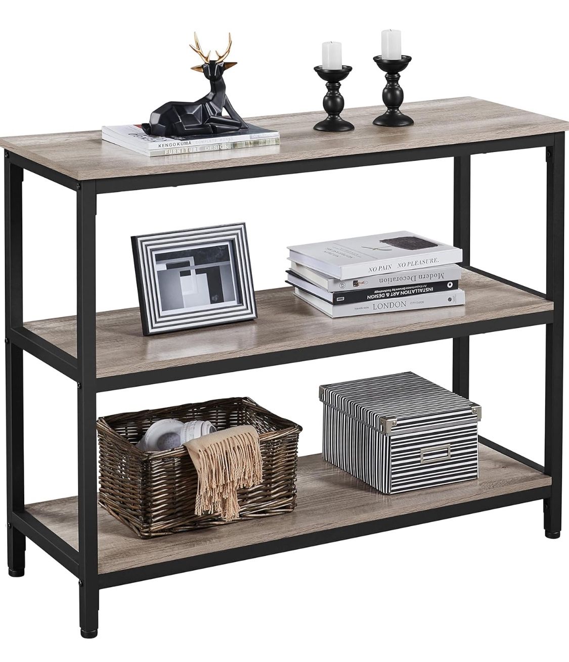 Gray Console Table 611762
