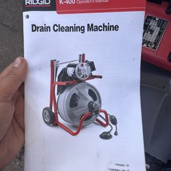 Drain Cleaning Machine 
