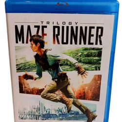Maze Runner Trilogy Blu-ray + DVD + Digital  6-Disc Set Like New
