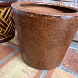 Large Clay Pottery Plant Pot NEW - Masetero NUEVO 18” tall x 16” wide   Thick clay pot MEW