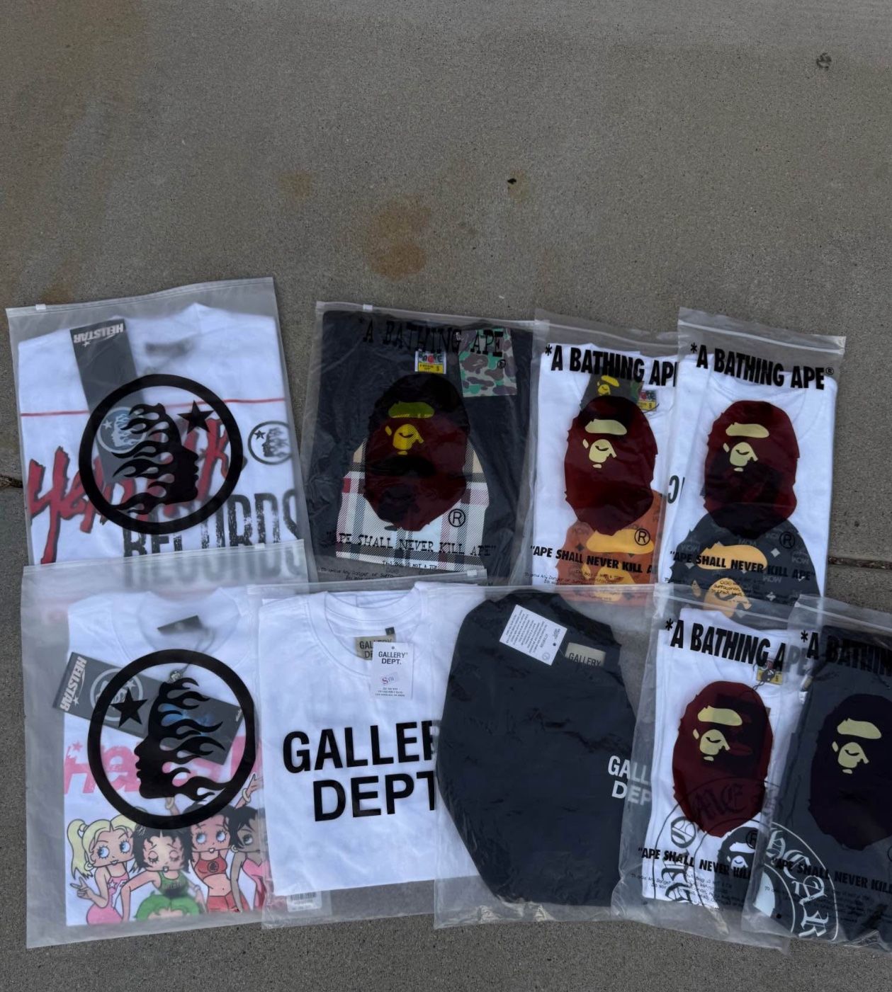 Bape, Hellstar, And Gallery Department