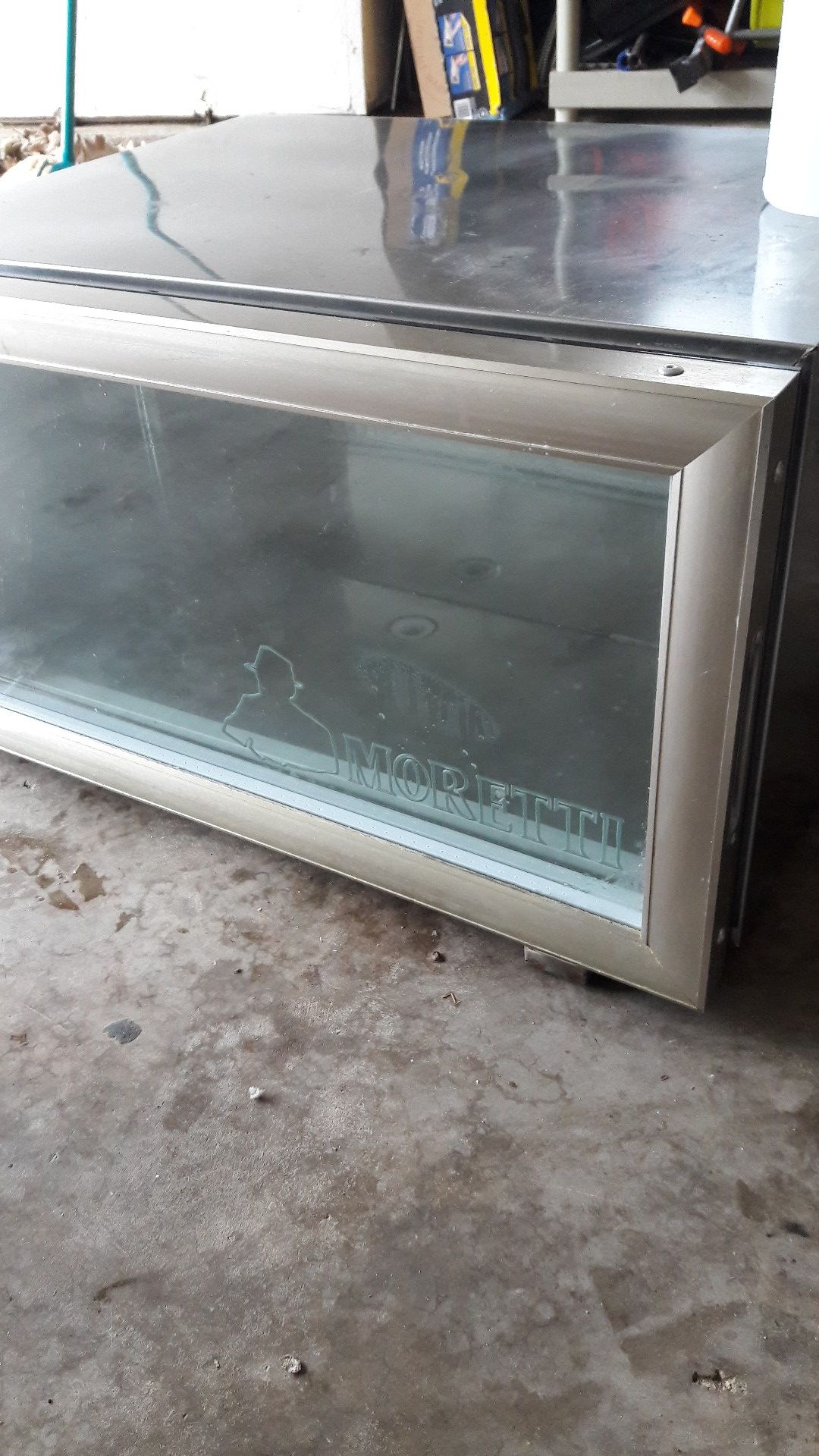 Moretti Italian Beer fridge refrigerator
