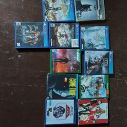Ps4 PS3 AND Blue RAY dvds