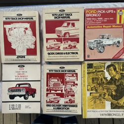 Ford Bronco/Truck Shop Manuals 