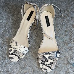 Snakeprint  Heels