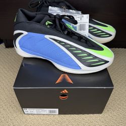 PRICE FIRM Adidas Anthony Edwards AE2 Basketball Shoes JR4359 Blue Fusion (Men’s Size 10)