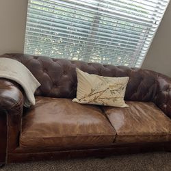 Leather Sofa 