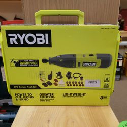 NEW Ryobi TVM01 12 Volt Rotary Tool Kit