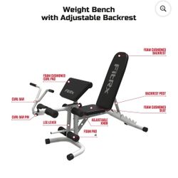 FITRX Workout Bench (Black)