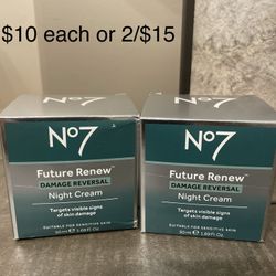 No 7 Damage Reversal Night cream