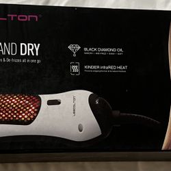 Hot Comb Hair Straightener Gold Ceramic Hair Care, Weand Dry, Suitable for All Hair Types