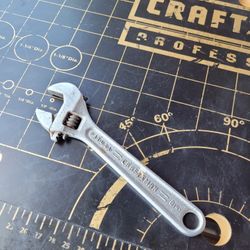 Craftsman USA 6" Adjustable Wrench Vintage 