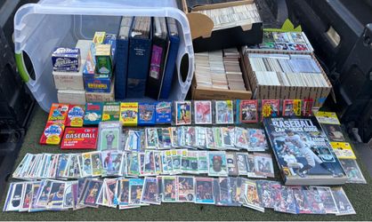 Massive Garage Sale/Storage Locker Card Collection (Baseball, Football, Basketball)