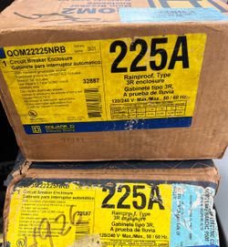 $100 each 2 are the same . See model numbers. Get both for $250 Commercial Electrical Supplies – Breakers, Panels, Disconnects, AFCI, GFCI, Wire & M